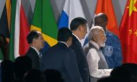 Video: Modi, Xi have brief exchanges in Johannesburg