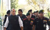 Raksha Mantri At Army Commanders' Meet