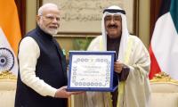 Modi receives Kuwait's highest honour