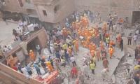 4 dead, many feared trapped as building collapses in Delhi