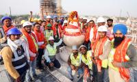 Pix: Ayodhya Ram temple gets 2 more holy 'kalash'