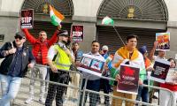 Indian, Pak protesters face off in UK over Pahalgam attack
