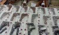 Large cache of arms, ammo recovered from Bengal flat, 1 held