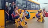 School bus with children stuck in flooded Mumbai road; rescued