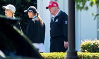 Trump dispels health rumours, hits golf course