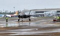 British F-35 jet stranded in India for over month flies back 