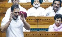 Show courage like Indira Gandhi, say Trump is lying: Rahul attacks Modi