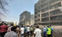Plane crash: Charred bodies, debris at medical college complex