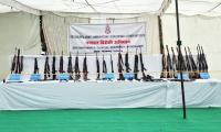 Chhattisgarh Police Officers Killed In Maoist Gunpowder Blast Honoured
