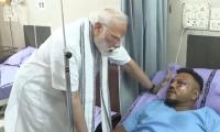 Modi meets Air India crash survivor in Ahmedabad