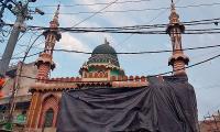 Mosques covered for Holi procession in UP town