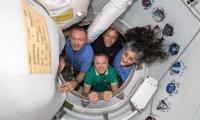 Sunita, Butch leave for Earth after 9 months in space