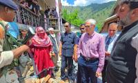 J-K CM promises to rebuild houses damaged in Pak shelling