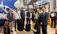 Flight with Indian MPs lands in Moscow amid air attack