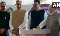 Modi inaugurates Navi Mumbai airport, metro to Cuffe Parade