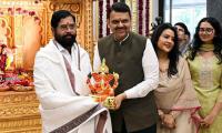 Advertisement featuring only Fadnavis: Shinde says...