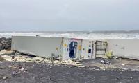 Alert as 3 suspicious containers wash ashore near Mumbai
