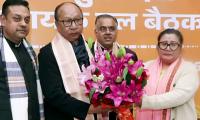 BJP elects new leader in Manipur, new govt soon