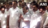 LIVE! AIADMK's Shanmugam faction announces support to TVK 