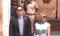 LIVE! Marco Rubio wears a suit in 43C at Jaipur's Amber Fort 