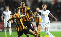 EPL: Unlikely scorers as Swansea draw with Hull