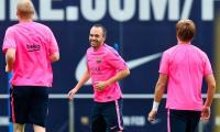 Will Iniesta be fit to play against Chelsea?