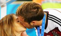 PHOTOS: How Germany WAGs congratulated their men...