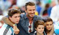 Beckham's eldest son Brooklyn signs short-term deal with Arsenal