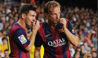 I wish Leo the best of luck for the World Cup but not today: Rakitic