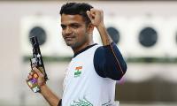 Asian Games: Indian men win 25m centre fire pistol silver