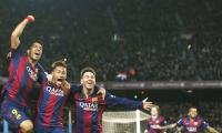 Suarez delighted to run riot with Messi and Neymar again