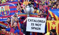 Barca fined over pro-Catalan flags at Champions League final