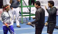 Sania-Bhupathi prevail over Paes-Navratilova pair