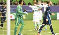 Champions League PIX: Wolfsburg shock Real; City draw against PSG