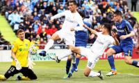 La Liga PHOTOS: Madrid wallop Getafe to put pressure on Barca