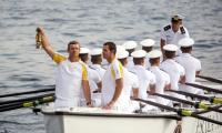 PHOTOS: Torch alights on Rio shore ahead of Olympic opening