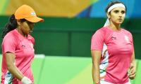 Sania-Prarthana go down fighting to Zhang-Peng