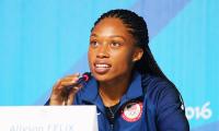 Track and Field star Felix still aiming for the triple encore at Rio