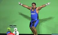 Kiribati weightlifter adopts unique style to spread message at Rio