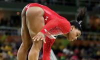 PHOTOS: Simone Biles slips on beam; shows she's human...