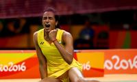 Sindhu shocks world No. 2 Yihan to enter Rio Olympics semis 