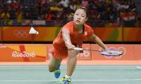 Okuhara wins women's badminton bronze