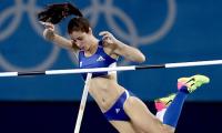 In Isinbayeva's absence Greece's Stefanidi vaults to glory