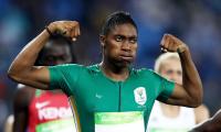 South Africa's Semenya takes 800 meters gold