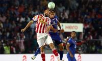 PHOTOS: 10-man Kolkata hold Mumbai goalless to enter ISL final