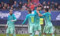 La Liga: Barca back to winning ways as they down Osasuna