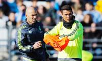 Ronaldo backs Zidane after first defeat as Real coach