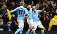 Aguero heads Man City into League Cup final against Liverpool