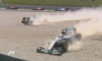 Spanish Grand Prix: Hamilton and Rosberg take each other out