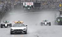 F1: Boos as Brazilian GP is halted twice